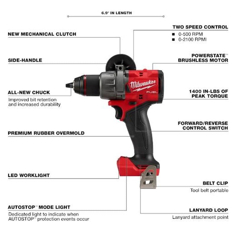 Milwaukee M18 Fuel Hammer Drill 2904-20 product image